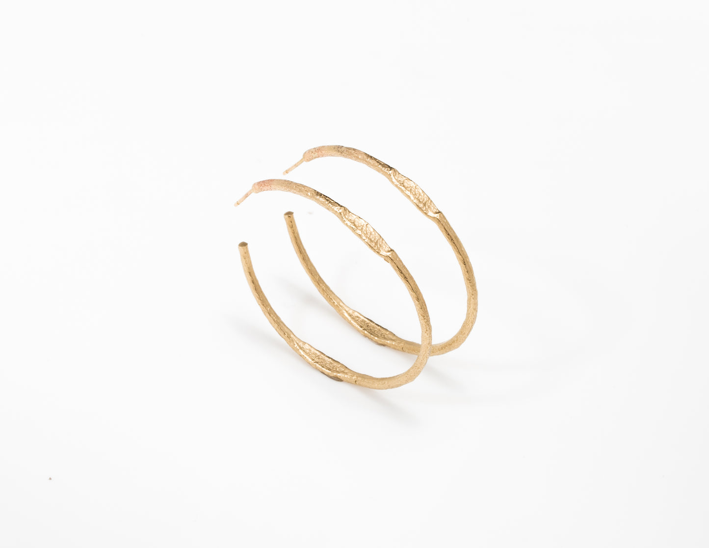 Tonia Hoop earrings in rose gold by Betsy Barron Jewellery