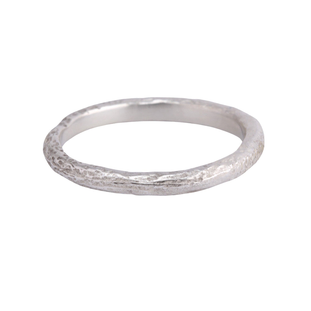 
                      
                        Angled view of Lu Band in sterling silver by Betsy Barron
                      
                    