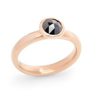 Alison Ring with Black Diamond